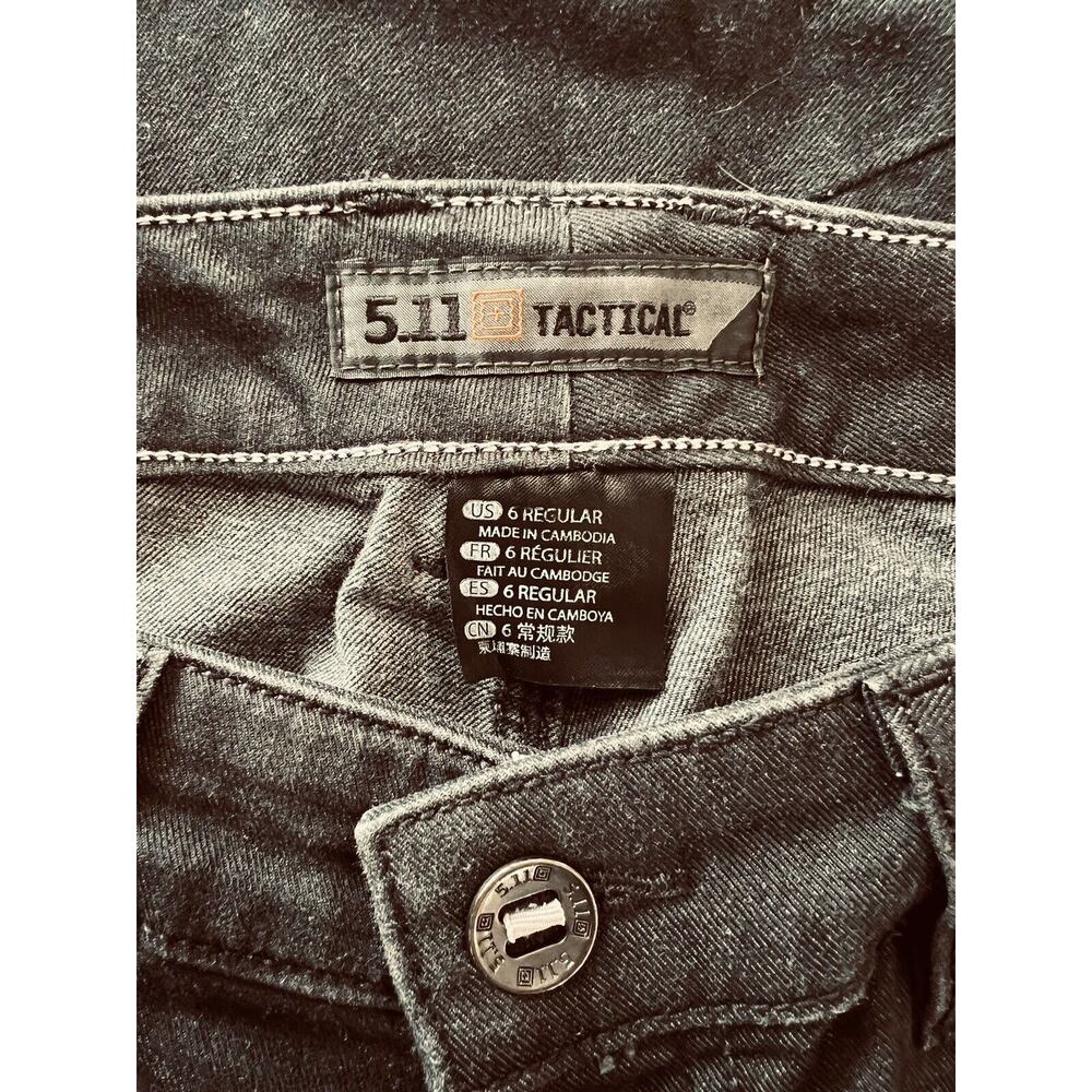 5.11 Tactical Womens Defender-Flex Slim Pant Style 64415 Sz 6 Regular 8 Pockets - Picture 4 of 7